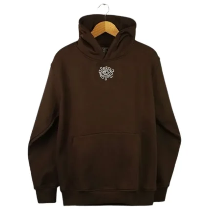 Adwysd Always Small Embroid @Sun Hoodie Brown