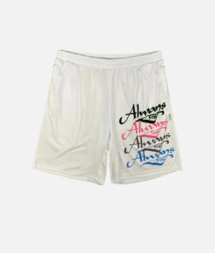 Adwysd Always Court White Shorts