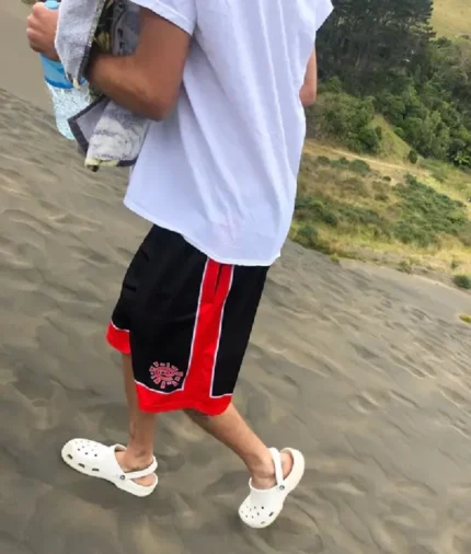 Adwysd Always Court Shorts Red Black