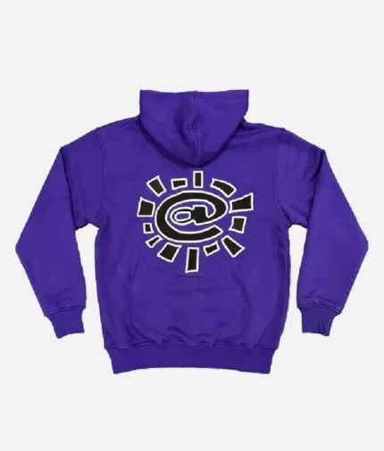 Adwysd Always Up Zip Up Hoodie Purple
