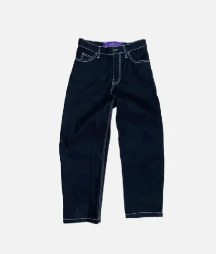 Adwysd Heavy Duty Unisex Denim Jeans Black