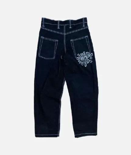Adwysd Heavy Duty Unisex Denim Jeans Black