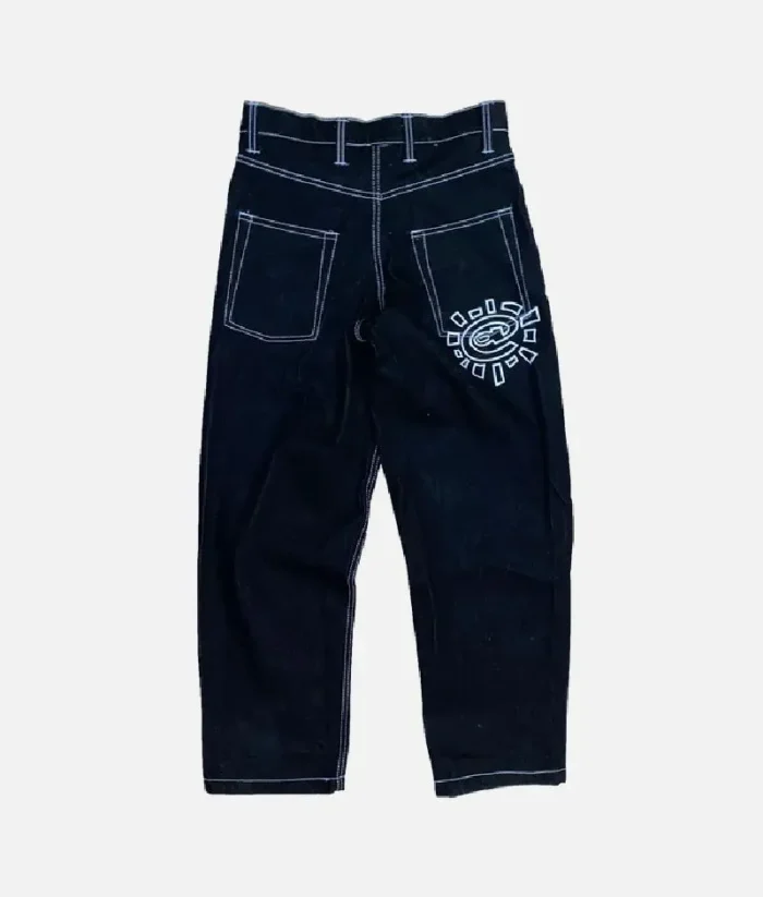 Adwysd Heavy Duty Unisex Denim Jeans Black