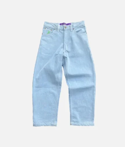 Adwysd Heavy Duty Unisex Jeans Light Blue