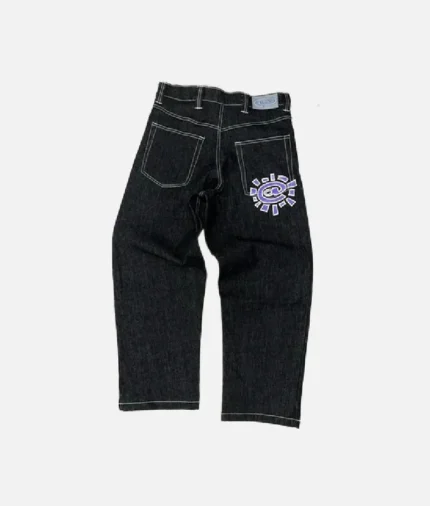 Adwysd Heavy Duty Unisex Jeans Purple