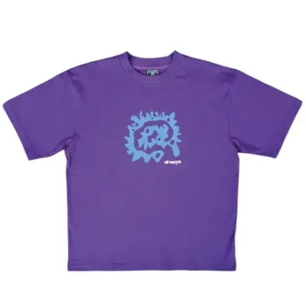 Adwysd Splatter Purple T Shirt