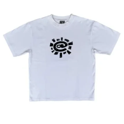 Black Concrete Solid Logo @Sun Tshirt White