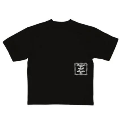 Blue White Logo @Sun Tshirt Black