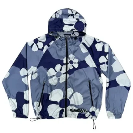 Packable Bandemic Jacket White Flower