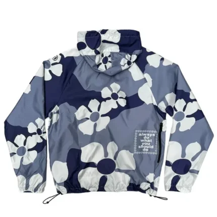 Packable Bandemic Jacket White Flower